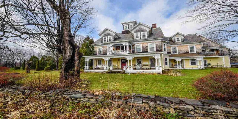A lovely countryside home next to a rushing river