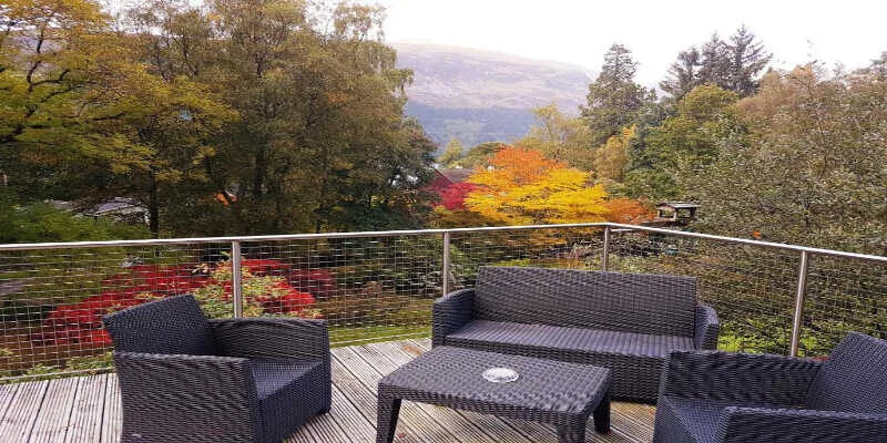 Invergloy riverside lodges showcase modern design.