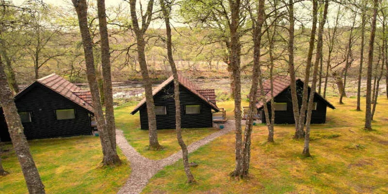 The majestic mountain ranges located near the property.