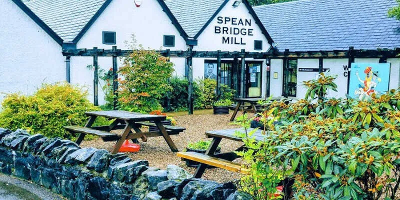 Weavers coffee shop - spean bridge mill brews espresso.